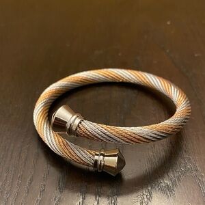 Two-Tone Cable Bracelet